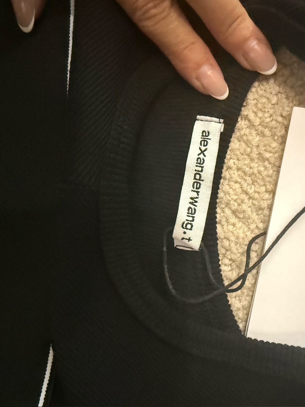 Alexander Wang Black Branded High-Waist Pencil Skirt and cropped top - Picture 2 of 4